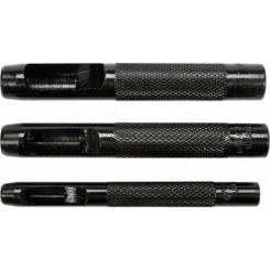 Пробійники отворів YATO : шкіра / гума / картон / текстиль, Ø=6, 8, 10 мм, L=90 мм, кпл. 3 шт