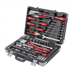 Професійний набір інструментів 1/2", 1/4", 78 од., Cr-V INTERTOOL ET-7078