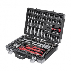 Професійний набір інструментів 1/4", 3/8", 1/2", 151 од., Cr-V INTERTOOL ET-7151