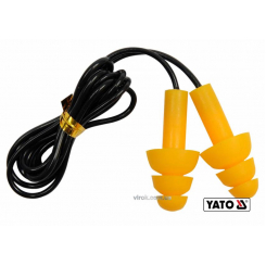 Протишумові беруші YATO: 22 дБ, силіконові [50]