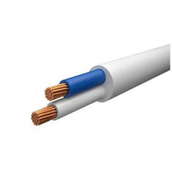 Провід ПВС нг 2х2,5 БІЛИЙ (ПРЕМІУМ)