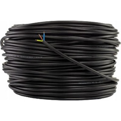 Провід ПВС 3x1,5 (PREMIUM) (Чорний)