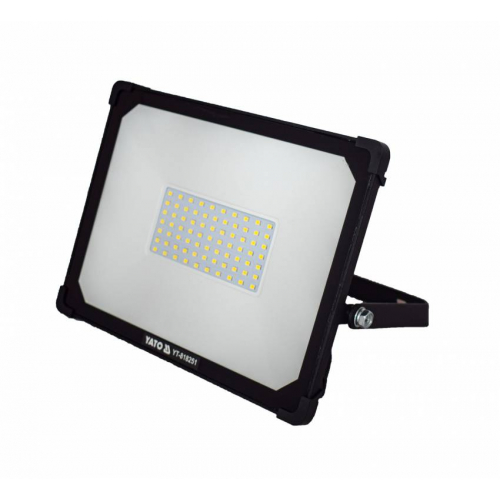 Прожектор переносний з SMD-діодним випромінювачем YATO : 50 Вт, 230 В, 4750 лм, 75 діодів