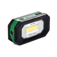 Прожектор світлодіодний акумуляторний 5Вт 500Лм (Li-ion 2000 мАг) APRO