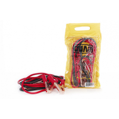 Пускові провода 200А, 12V, Ø 8мм, 2,5м (кабель пусковий, прикурювач аккумулятору) (пакет) СИЛА