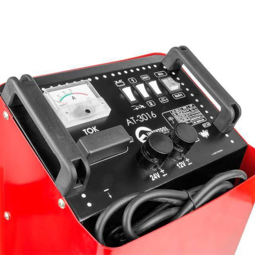 Пускозарядний пристрій 12, 24 В, 300 А, 1.2 кВт INTERTOOL AT-3016