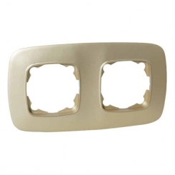 Рамка 2-на золото ELA