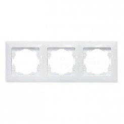 Рамка 3-на біла TINA