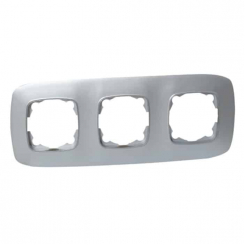 Рамка 3-на срібло ELA