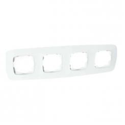 Рамка 4-на біла ELA