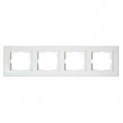 Рамка 4-на біла MINA