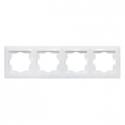 Рамка 4-на біла TINA
