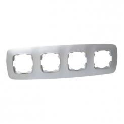 Рамка 4-на срібло ELA