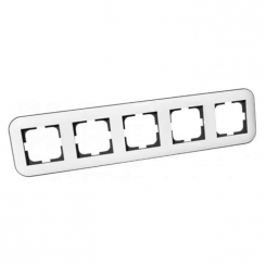 Рамка 5-на LOFT білий+сірий