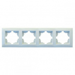 Рамка RIGHT HAUSEN VELENA 4-а горизонт. біла