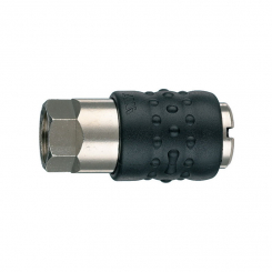 Роз'єм б/с 17/C 3/8F, тип "мама", з'єднувальна різьба 3/8'' внутр., гумований корпус