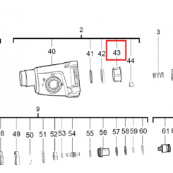 Ремкомплект перфоратора-втулка/Milwaukee