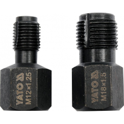 Ремонт різьблення лямбда-зонда Набір 2ін. M12x1,25/M18x1,5 YATO [12/96]
