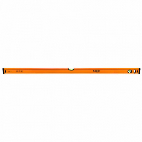 Рівень алюмінієвий 120 см, 2 вічка