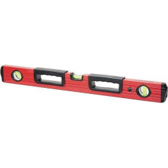 Рівень фрезерований алюмінієвий 800 мм, 3 осередки, 2 ергономічні ручки, MTX