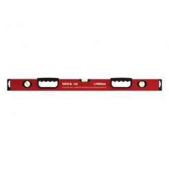 Рівень алюмінієвий YATO з 2-ма ручками та 3 осередки, l= 60 см [20/60]