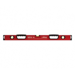 Рівень алюмінієвий YATO з 2-ма ручками та 3 осередки, l= 80 см [20/60]