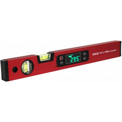 Рівень електронний з LED-дисплеєм YATO: L= 400 мм, магнітний, алюмінієвий корпус