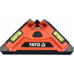 Рівень лазерний для укладання плитки YATO: діап.- 10м, /-1мм, кут-90°, 2 лазери, 2 капсули, 2 x AA