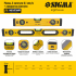 Рівень магнітний 3 капсули + поворотна капсула 2 рукоятки 100см SIGMA (3717141)