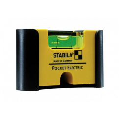 Рівень - міні STABILA Pocket Electric PRO для електриків магнітний, 1 капсула, кріп-чохол 7х2х4 см
