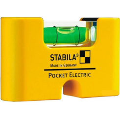 Рівень - міні STABILA Pocket Electric Str 45 D-76855 магнітний, для електриків: 7 х 2 х 4 см