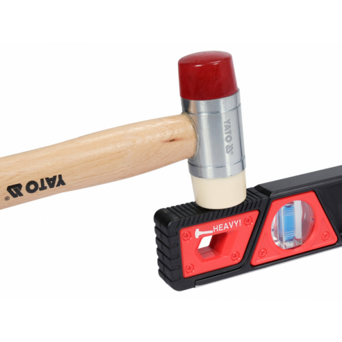 Рівень ударостійкий з магнітами YATO: L= 30 см. 2 капсули в алюмінієвому корпусі [40]