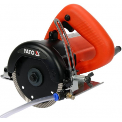 Різак по гресу і каменю ел.-мереж. 230 В YATO; 1400 Вт, диск Ø= 125/25,4 мм, макс глиб різа- 38 мм