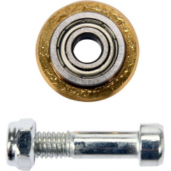 Ролик для плиткорізу підшипниковий з тримачем YATO, Ø= 22х6 мм, t= 6 мм, покритий титаном