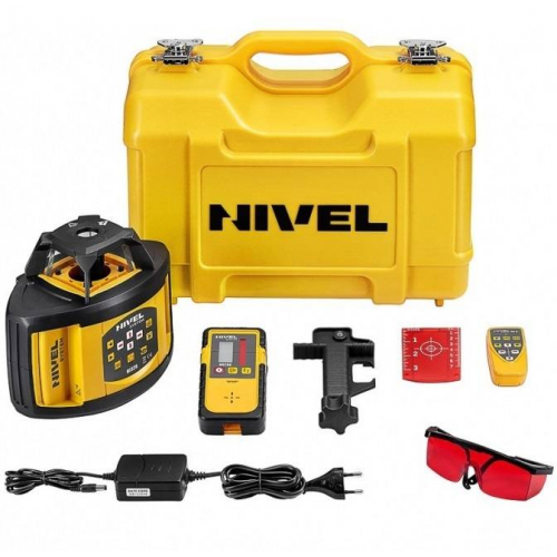 Ротаційний лазерний нівелір (червоний) NL520