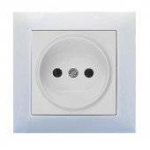 Розетка RIGHT HAUSEN VELENA 1-а внутр. біла