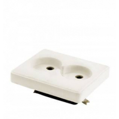 Розетка РС10-007 АБС (двомісна, внутрішня)