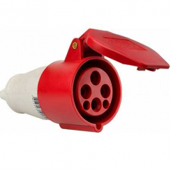 Розетка (гніздо) переносна ECOНОМЕ ДП 16А/4 3Р РЕ (ECO-214)