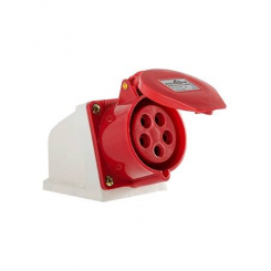 Розетка (гніздо) стаціонарна ECOНОМЕ ГС 32А/5 3Р N РЕ (125)