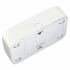 Розетка накладна Quantum подвійна біла, 1шт/уп
