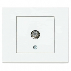 Розетка супутникова біла GRANO