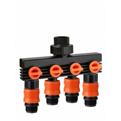 Розподілювач 3/4"В вихід 4-х канальний адаптер конектора бл.