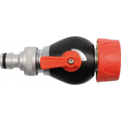 Розподiльник води 1-оканал. YATO з вентилем на шланг d=1/2" [12/48]