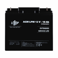 Розпродаж Акумулятор AGM LPM 12V - 18 Ah