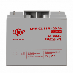 Розпродаж Акумулятор гелевий LPM-GL 12V - 20 Ah