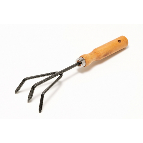 Розпушувач садовий MASTERTOOL з дерев'яною ручкою 250х90 мм 14-6190