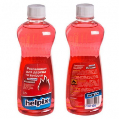 Розпалювання для дерева та вугілля HELPIX 500 мл (гелевий) ВИШНЯ