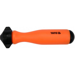 Ручка для напилка з різьбовим фіксатором YT-85026 YATO: Ø= 4.5 мм, поліпропіленова