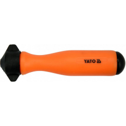 Ручка для напилка з різьбовим фіксатором YT-85027 YATO: Ø= 4.8 мм, поліпропіленова