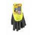 Рукавички акрилові утеплені MASTERTOOL зі зморшкуватим латексним покриттям 11" 90-95 г неоново-чорні 83-0606